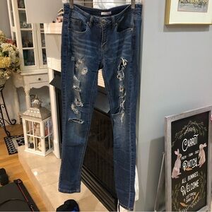 VINTAGE Y2K Bongo Ripped Distressed Skinny Denim Jeans